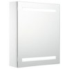 vidaXL LED Bathroom Mirror Cabinet 19.7 in.x5.3 in.x23.6 in. - 2 of 4