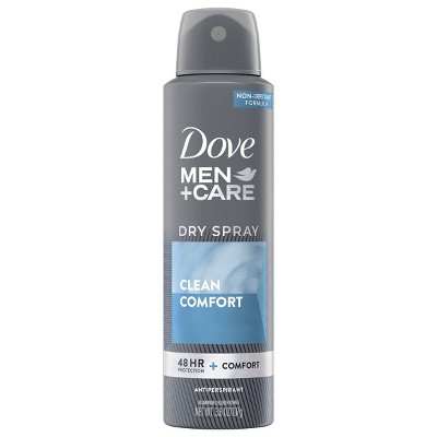 Dove Men+Care Clean Comfort 48-Hour Antiperspirant & Deodorant Dry Spray - 3.8oz