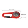Unique Bargains Waterproof Keychain Compass with Buckle for Outdoor Hiking 6 Pcs - 2 of 4