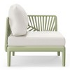 WestinTrends Playa Modern Outdoor Polypropylene Resin Right Arm Facing Deep Seating Sectional Chair, Green - 4 of 4