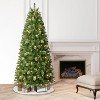 Puleo 7.5' Pre-Lit Artificial Slim Tacoma Pine Tree with 350 LED Lights - 2 of 4