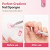 Saviland 100-Pack Ombre Sponge Kit: Purple Gradient Sponges w/Grabbing Pen - Salon Manicure Blending Tools (Purple)​. (2-Purple) - 3 of 4