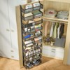 GustoWave 10-tier Over The Door Pantry Organizer with Mesh Baskets, Adjustable & Stable Hanging Spice Rack - 3 of 4