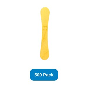 Perfect Stix 3.5" Wooden Flat Bow-Tie Tasting Spoon Home Compostable - Pack of 500 - 1 of 2