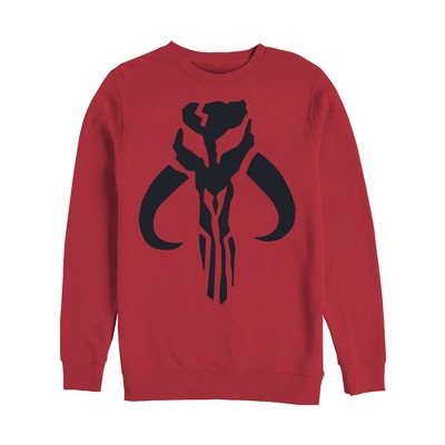 Men's Star Wars The Mandalorian Mythosaur Skull Logo Sweatshirt