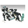 Formula One F1 Pit Crew 7 Figure Set Team Black Release III for 1/18 Scale Models by American Diorama - 2 of 4