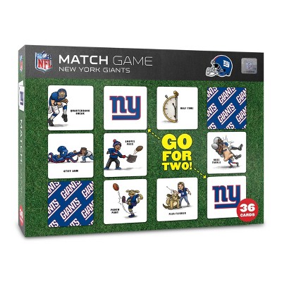 NFL New York Giants Memory Match Game