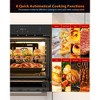 Coucheta 24-Inch Electric Single Wall Oven with Indoor Pizza Oven, Built-In, 2.5 Cu.Ft, 240V, 3000W, Stainless Steel Finish, Mechanical Knobs Control - 2 of 4