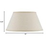 Cal Lighting Hardback Fine Burlap Shade - 2 of 2