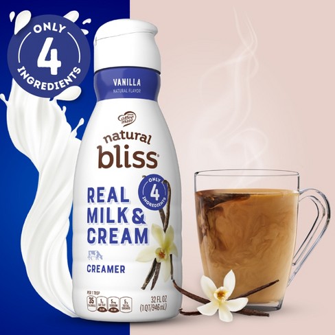 Coffee Mate Natural Bliss Vanilla Creamer - 32 Fl Oz (1qt) : Target