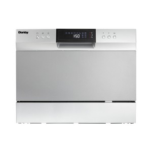 Danby 6 Place Setting Countertop Dishwasher in Silver DDW631SDB - 1 of 4