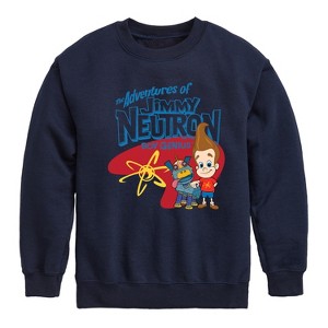 Boys' - Jimmy Neutron - Adventures of Jimmy Neutron Graphic Long Sleeve Fleece Sweatshirt - 1 of 4