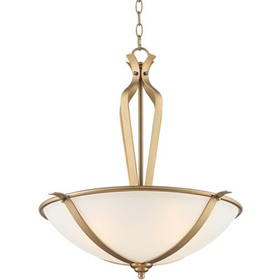 Stiffel Parlene 23 1/2" Wide Gold and Glass 4-Light Pendant Light