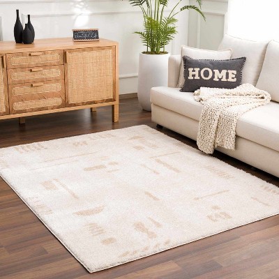 Hauteloom Azriel Beige Washable Area Rug