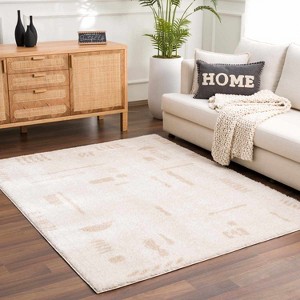 Hauteloom Azriel Beige Washable Area Rug - 1 of 4