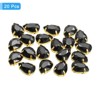 Unique Bargains Glass Craft Embellishments Flat Back Four Claws Teardrop Gems 20 Pcs - 3 of 4