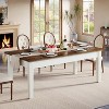 Tribesigns Dining Table for 4-6 People, 62-Inch Rectangular Kitchen Table with Solid Wood Legs, for Dining Room, Kitchen - 3 of 4