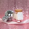 Totalee Gift Self Care Pink Geometric Candle Wax Pink 7.7 oz Burn Time: 36 - 2 of 2