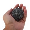 Unique Bargains Stainless Steel Round Scouring Pad Silver - 3 of 4