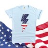 Simply Sage Market Women's America Lightning Bolt Short Sleeve Garment Dyed Tee - 3 of 3