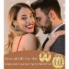 9 Pairs Gold Hoop Earrings Set for Womens Twisted Huggie Hoops Earrings 14K 18K Gold Plated for Girls Valentines Mother's - 3 of 4