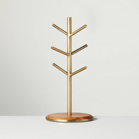 Wood & Brass Mug Tree - Hearth & Hand™ With Magnolia : Target