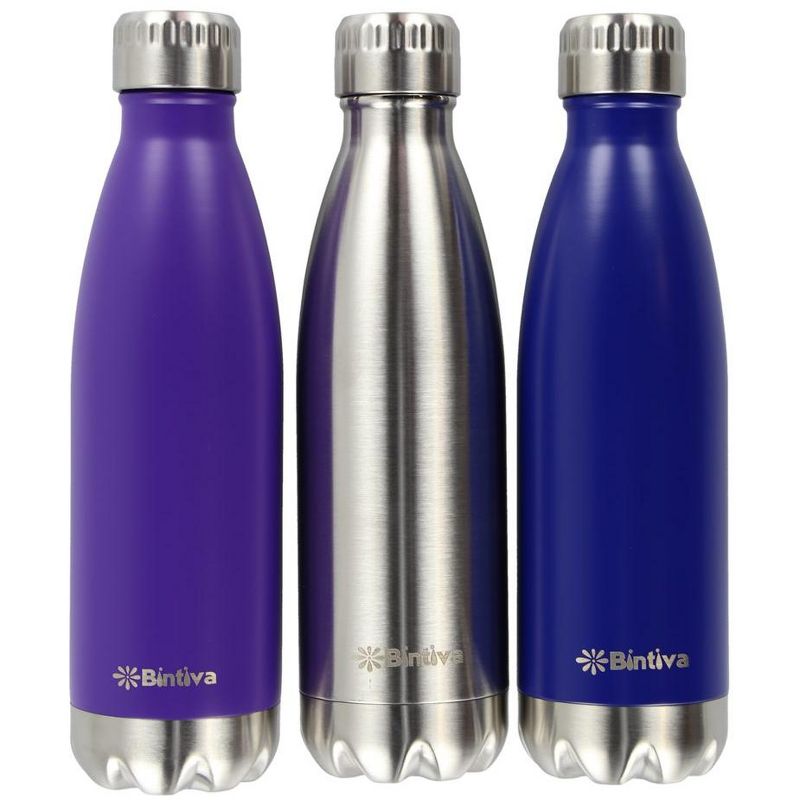 Bintiva Double Walled Vacuum Insulated Stainless Steel Water Bottle, 2 of 4