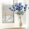 REGALWOVEN Home Decor Realistic Silk Artificial Flowers 24.8" 10 Pcs - 4 of 4
