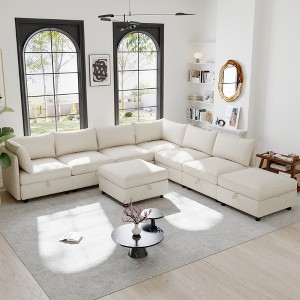 Gulches Modular Sectional Sofa Convertible Sofa Seat With Storage - 1 of 4
