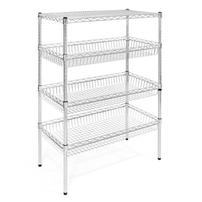 Shelving.com Wire Basket Shelving - 18"d x 36"w x 48"h
