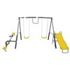 XDP Recreation The Titan Outdoor Backyard Toddler Playground Swing Set with Slide, 2 Swings, See-Saw, and Trapeze for Kids Ages 3 to 8 Years - image 2 of 4