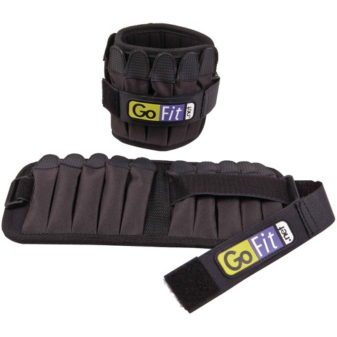 Philosophy Gym 20 LB Adjustable Ankle Wrist Weights Pair, Arm Leg Weight  Straps Set, 10 LB each with Removable Weights