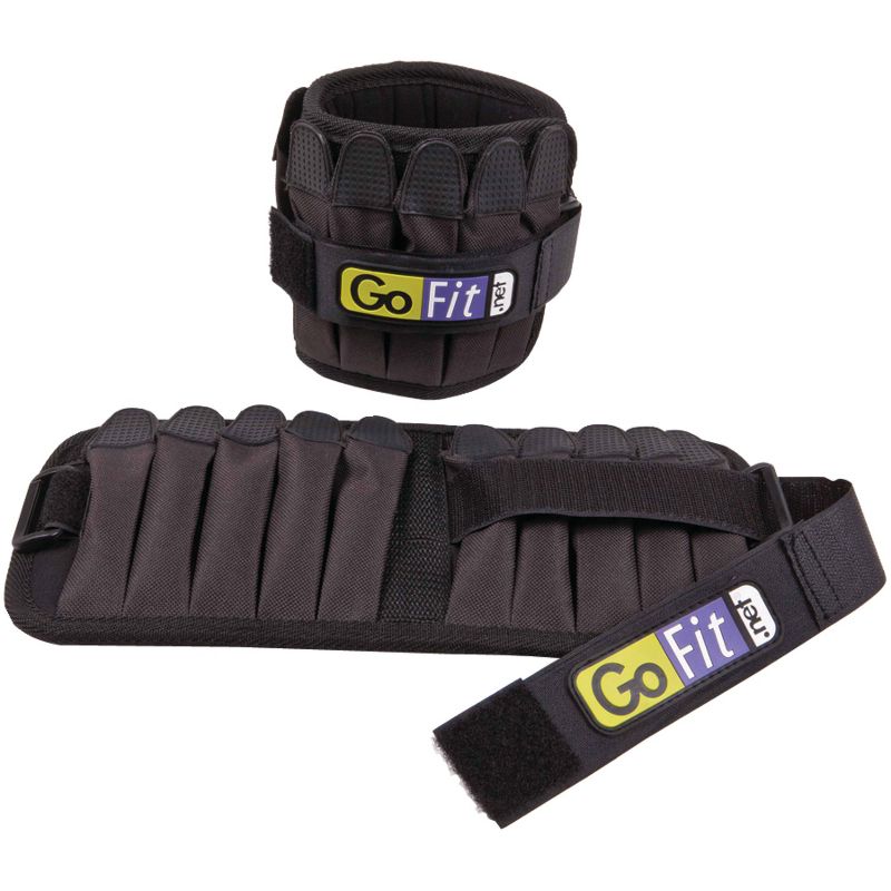 GoFit® Padded Adjustable Pro Ankle Weights, 1 of 8