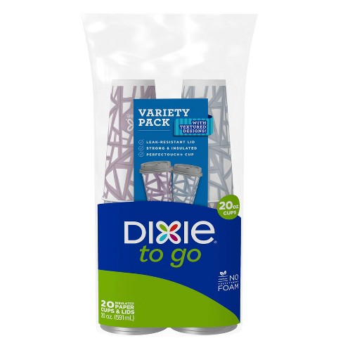 Dixie to Go Insulated Paper Cups, 12 Ounce (176 Count)