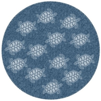 Liora Manne Carmel  Indoor/Outdoor Rug  Navy..