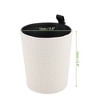 Unique Bargains Car Trash Can W/ Hook Hanging Front Rear Seats Cotton Trash Bin 1 Pc - 3 of 4