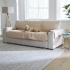 Sure Fit Gemma Extra Large Sofa Furniture Waterproof Pet Protector Cover Taupe: Machine Washable, Indoor Use - 3 of 4
