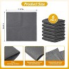 6-Pack Thickened Magic Cleaning Cloths, Reusable Lint-Free Microfiber Cloth for Glass, Window, and Mirror - 2 of 4
