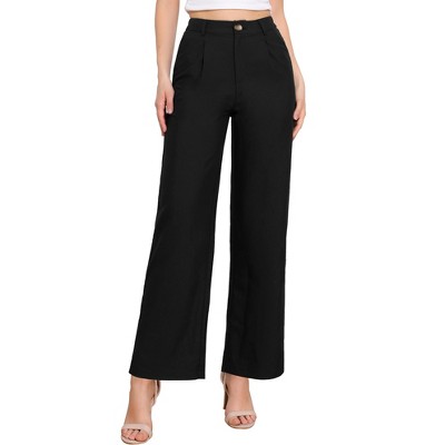 INSPIRE CHIC Women's Casual Work High Waisted Wide Leg Dressy Pants