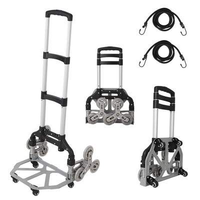 Stair Climbing Cart, Portable Hand Truck Utility Dolly Aluminum Trolle