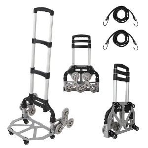 Stair Climbing Cart, Portable Hand Truck Utility Dolly Aluminum Trolle - 1 of 4