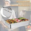 2/4/6 Inch Deeo Full-Size Hotel Pans. Commercial-grade stainless steel with anti-jam design for buffets, catering, and restaurant use - 4 of 4