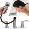 PROOX 8 in. Widespread Double Handle Bathroom Faucet  with Pull Out Sprayer - 3 of 4