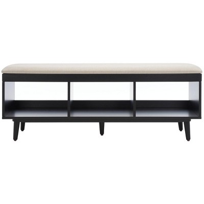 Cricket Open Shelf Bench W/ Cushion  - Safavieh