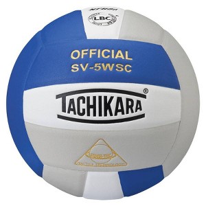 Tachikara Indoor Sensi Tec Composite Competition Volleyball - Royal Blue/White/Silver - 1 of 1