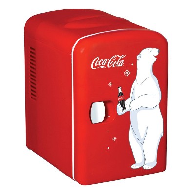 mini fridge coke can