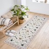 Farmhouse Hallway Rugs 2x6 Non-Slip Runner Rugs, Non-Shedding Natural Indoor Carpet, Stain-Resistant Ultra-Thin Floor Carpet Mats for Bedroom - 2 of 4