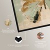 Art Remedy Sage Butterfly Colorful buterfly and flowers wall art Framed - 4 of 4
