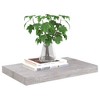 vidaXL Floating Wall Shelf Concrete Gray 19.7"x9.1"x1.5" MDF - 2 of 4
