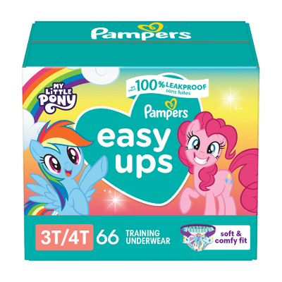 Easy Ups Girls' Disposable Training Underwear - (Select Size and Count)